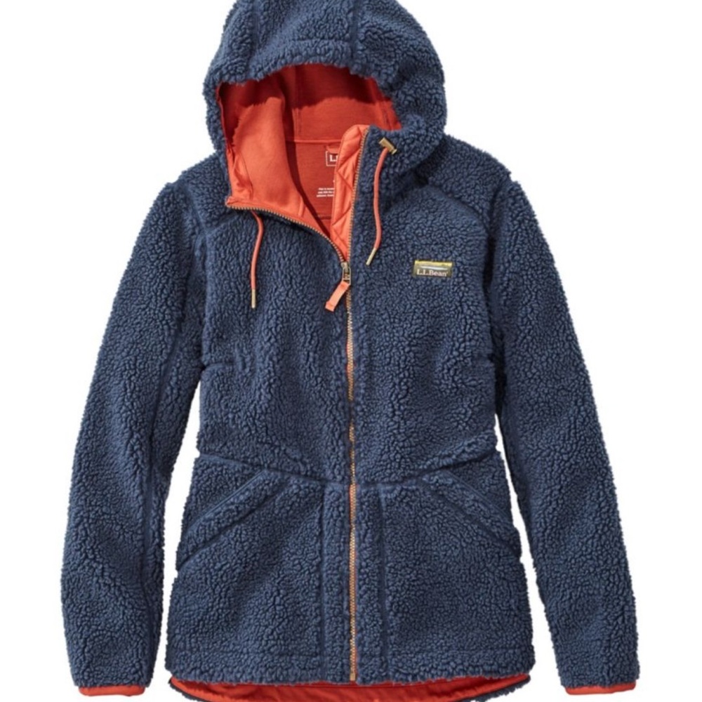 L.L. Bean Blue and Orange Women's Jacket